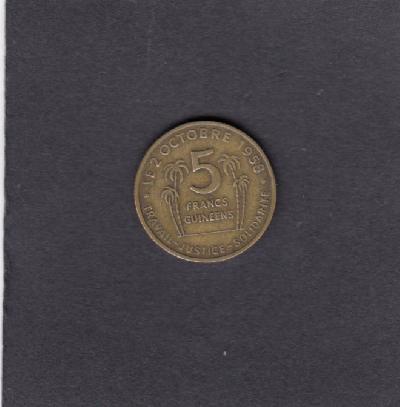 Beschrijving: 5 Franc TOURE 